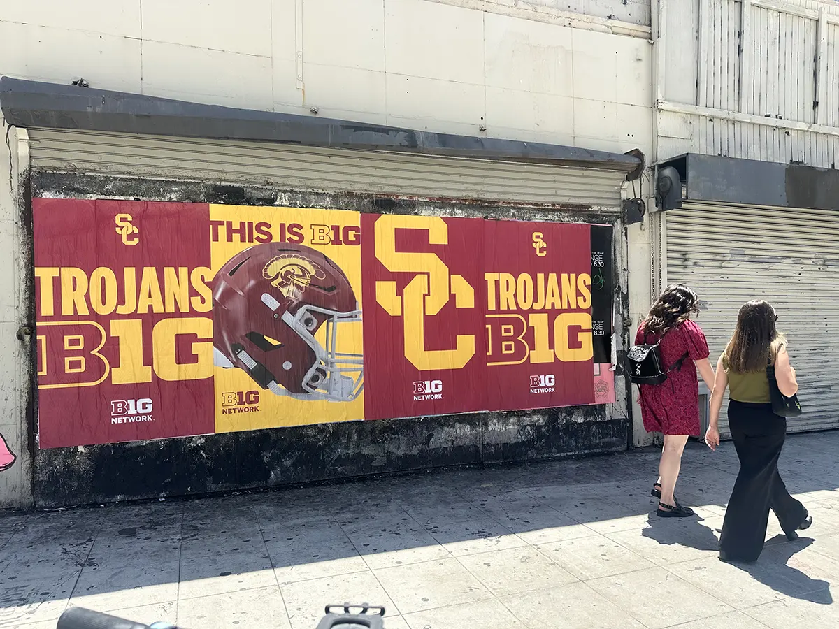 Wheatpasting Los Angeles 2