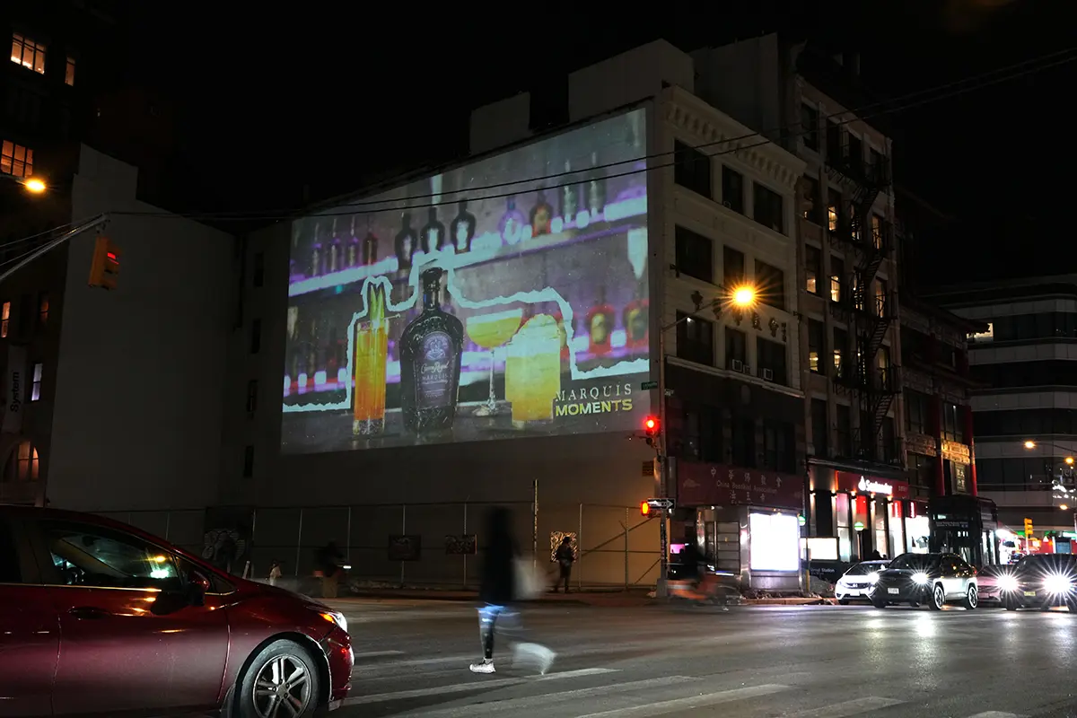 Projection advertising 4